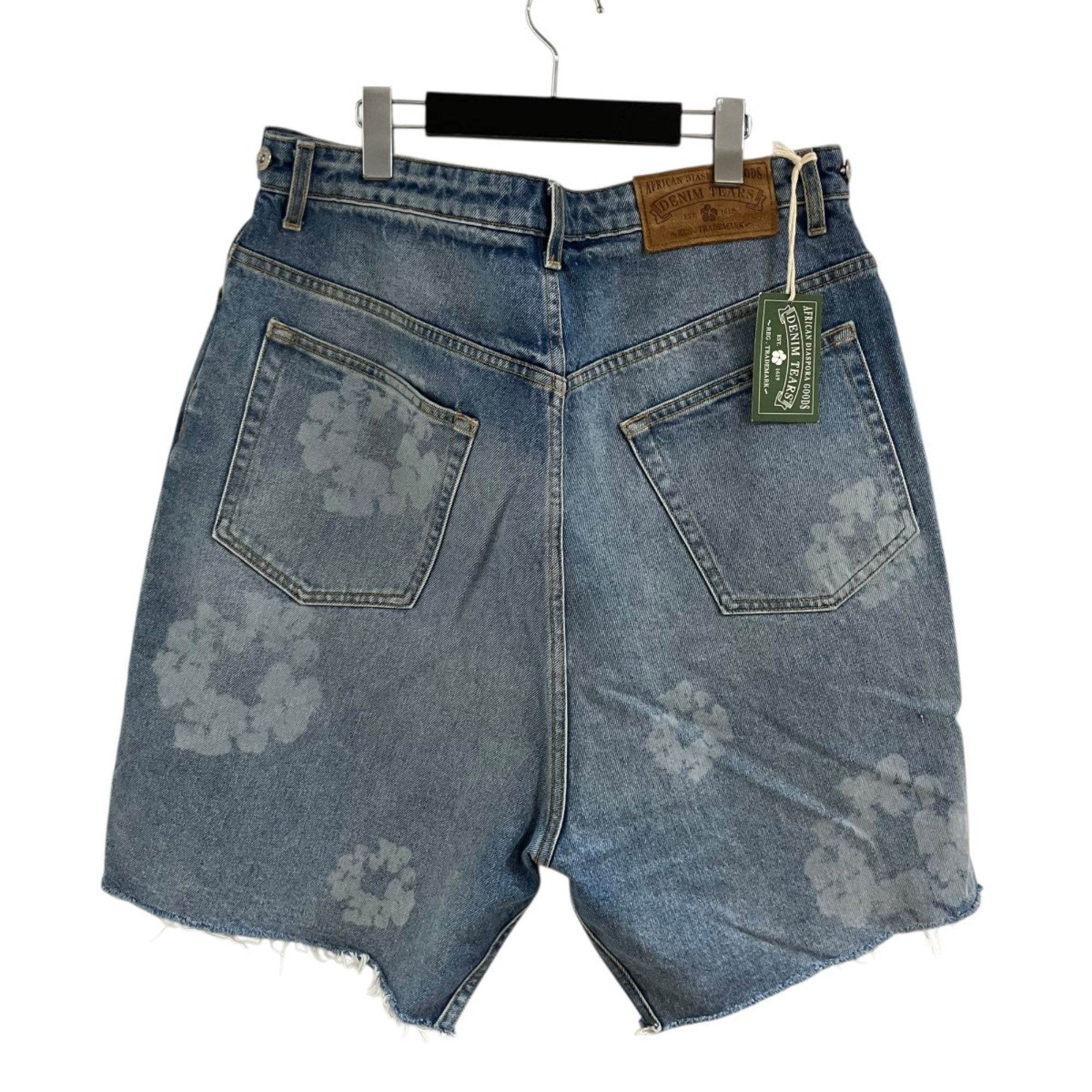 Denim Tears Laser Wreath Denim Short Blue