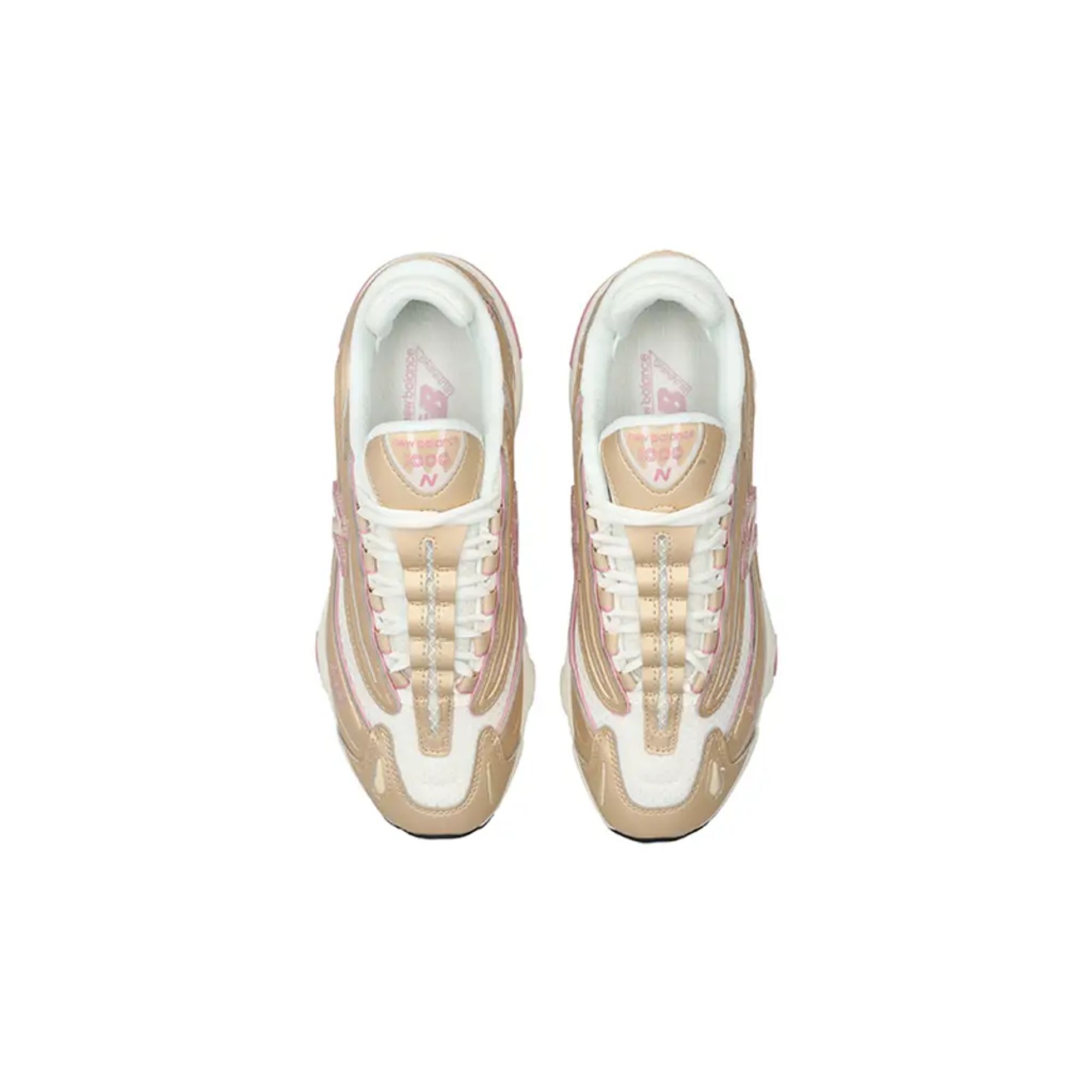 New Balance 1000 White Gold Pink
