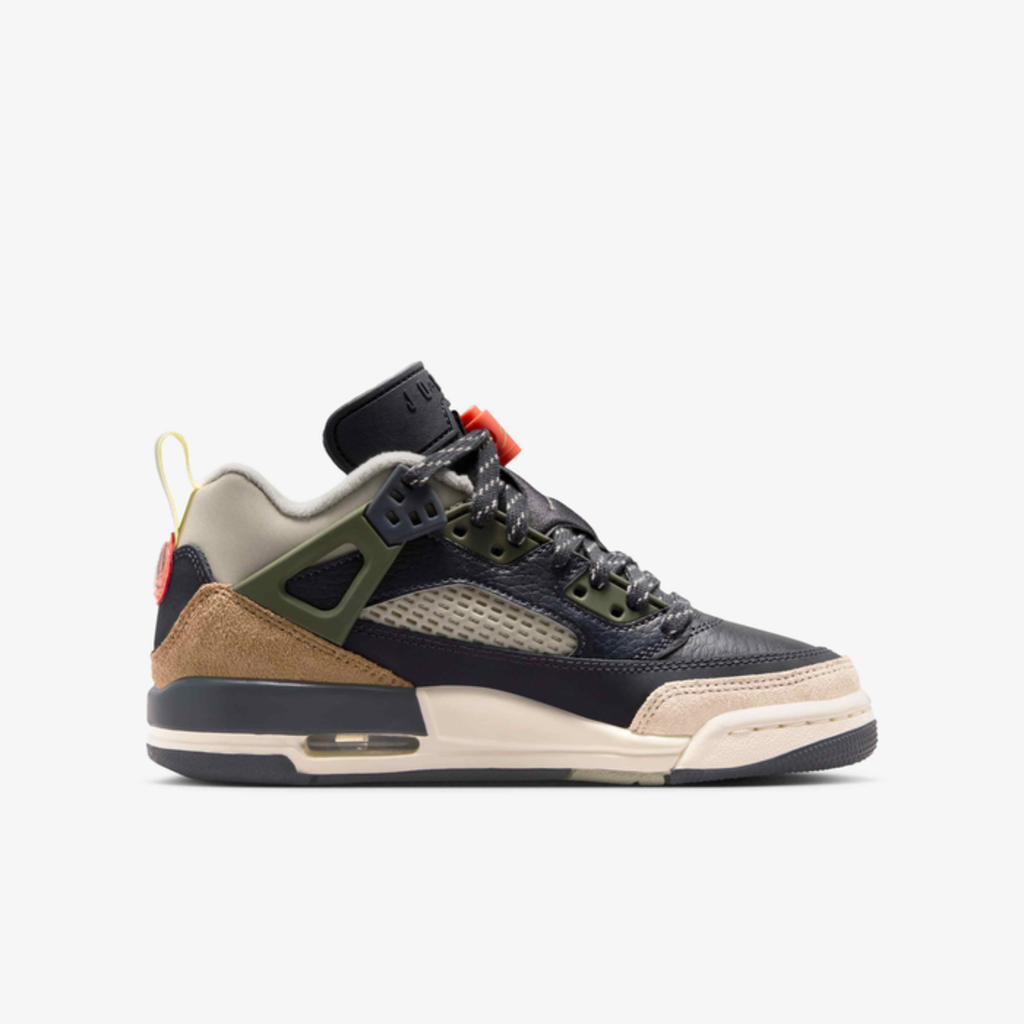 Jordan Spizike Low Anthracite Mango Cargo Khaki (GS)