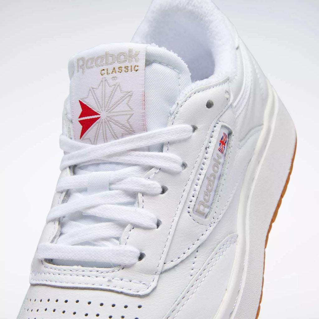 Women's Club Classic Double White Reebok Gum sneakers