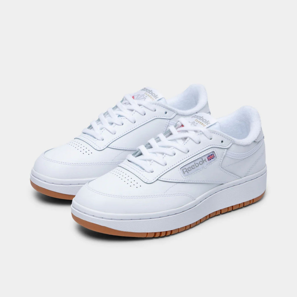 Women's Club Classic Double White Reebok Gum sneakers