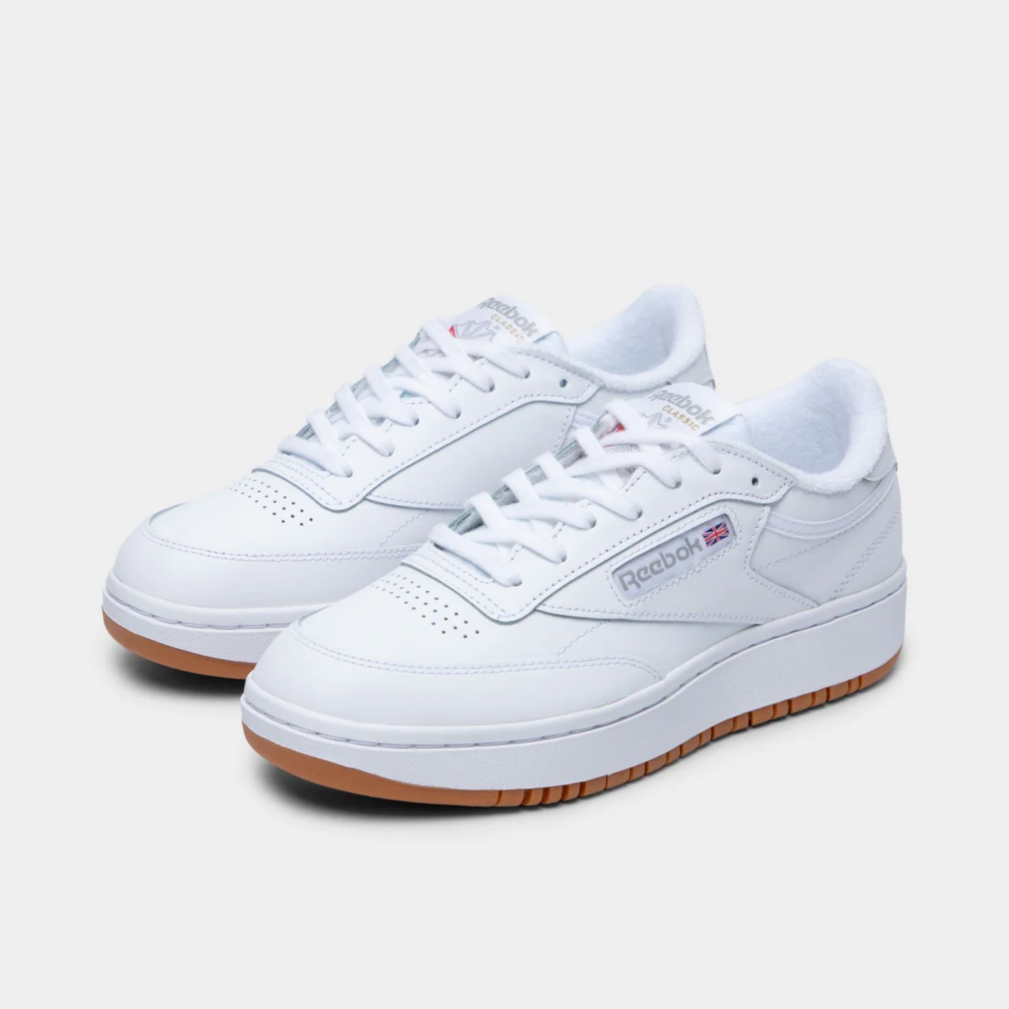 Women's Club Classic Double White Reebok Gum sneakers