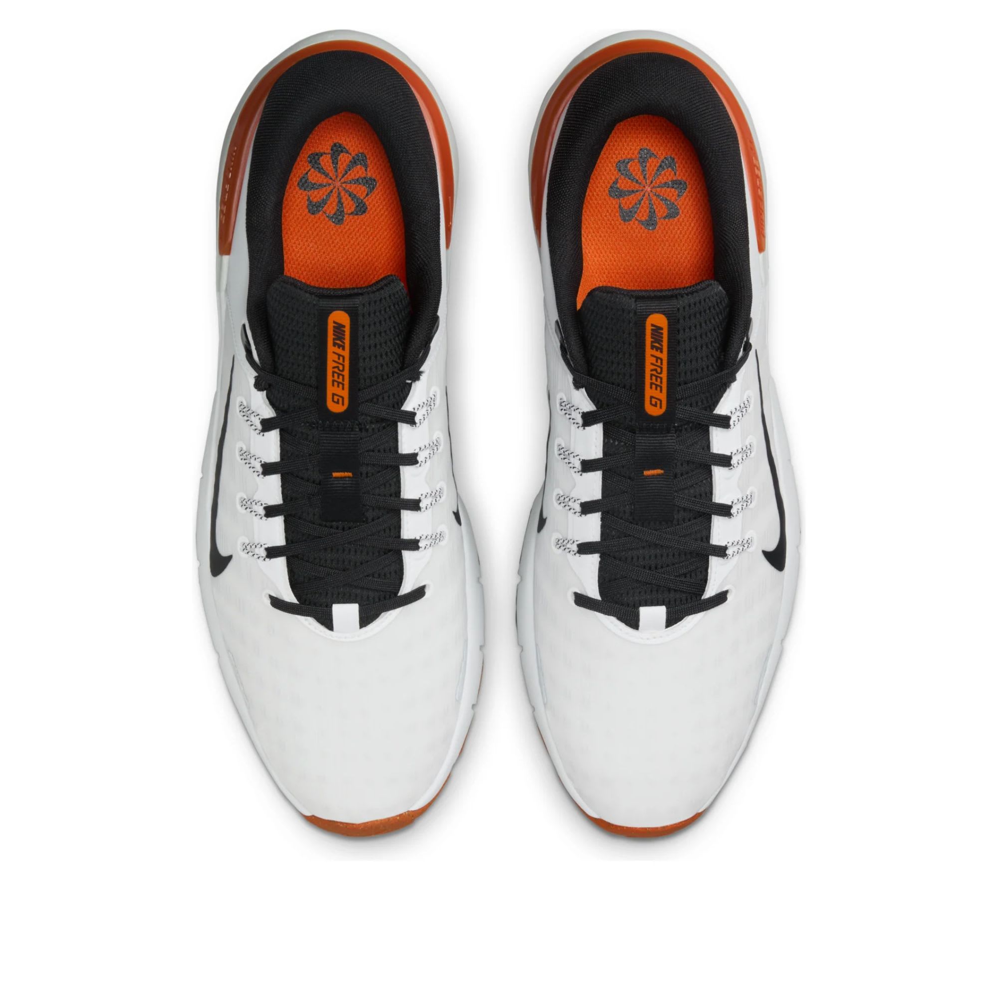 Nike Free Golf Next Nature White Safety Orange Black