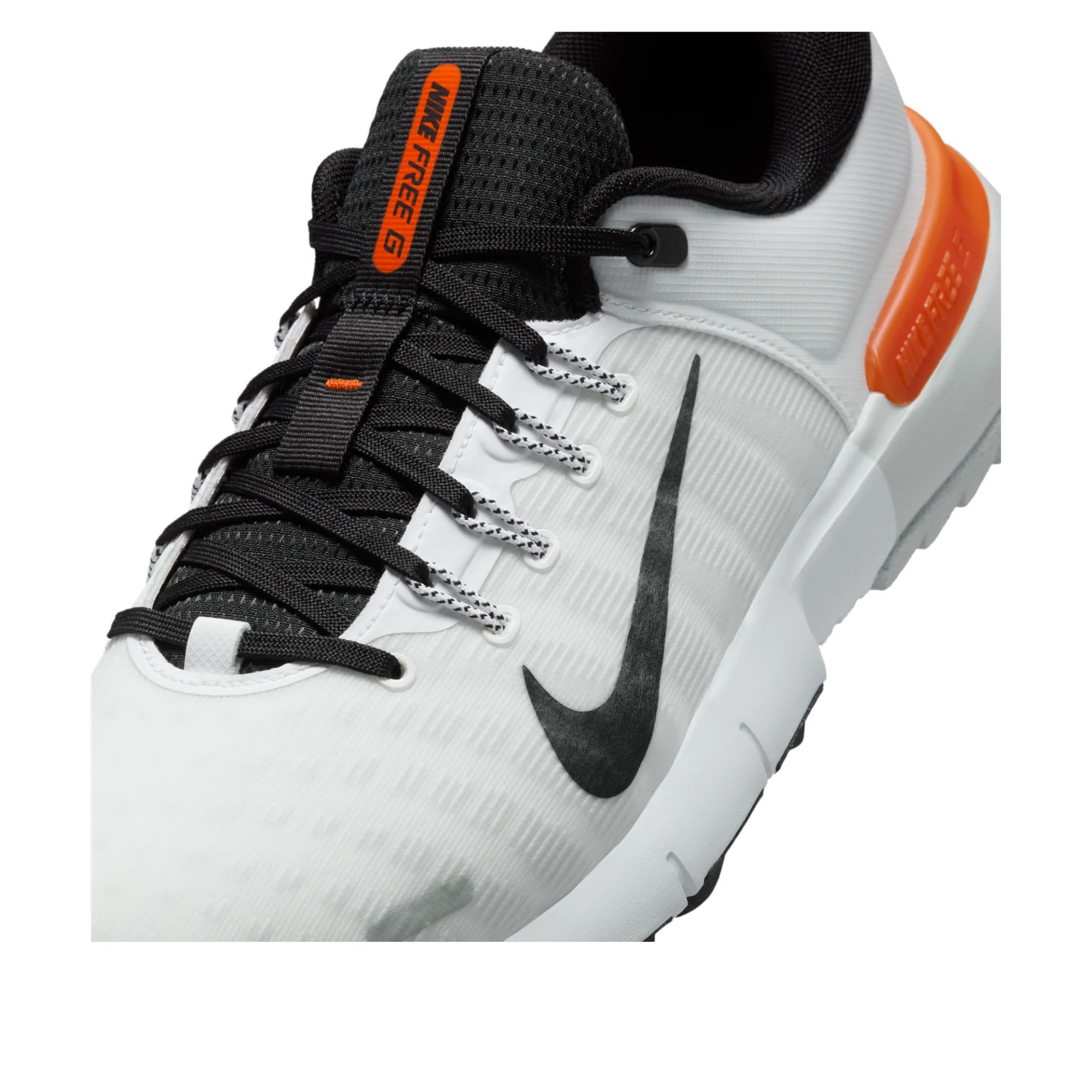 Nike Free Golf Next Nature White Safety Orange Black