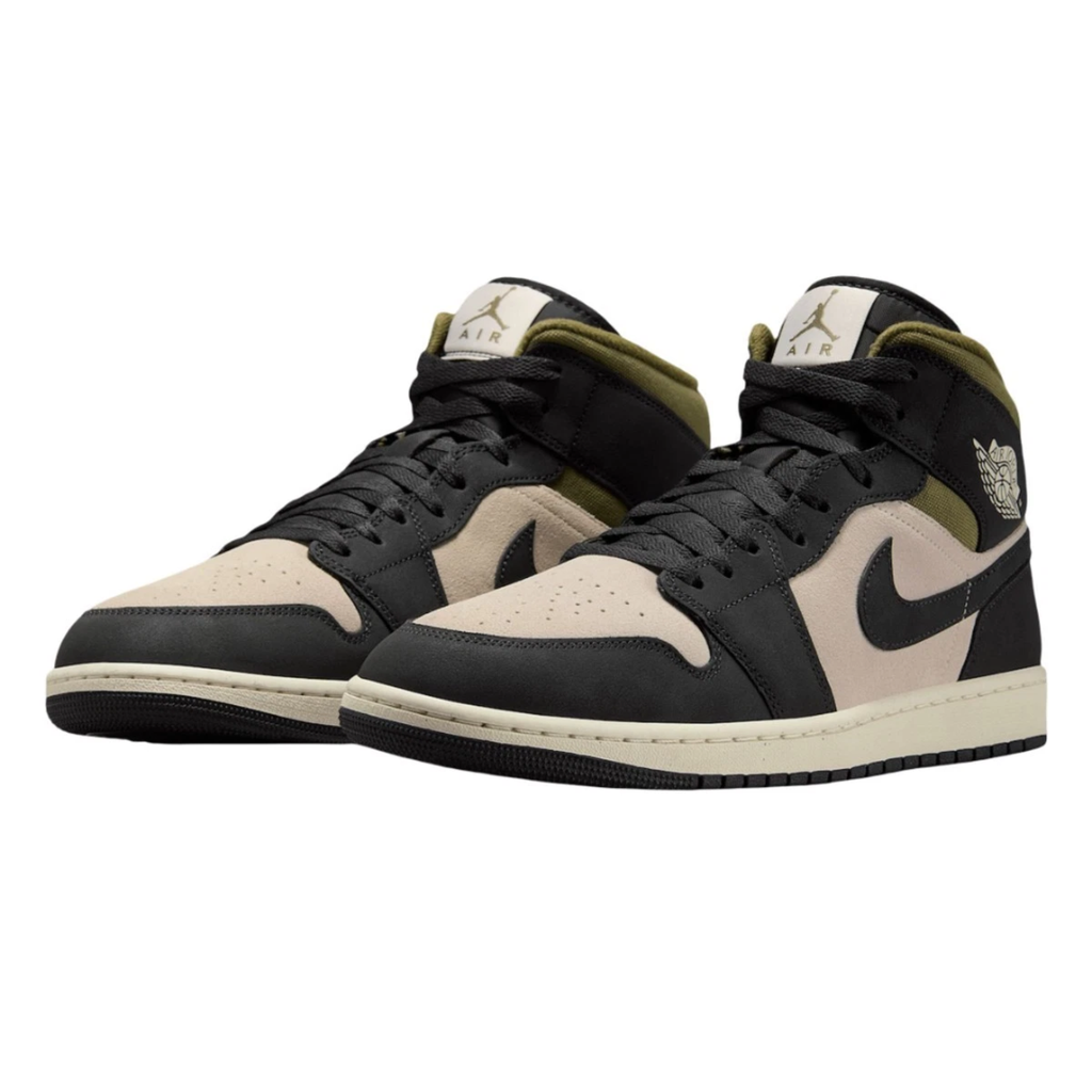 Jordan 1 Mid SE Off Noir Medium Olive