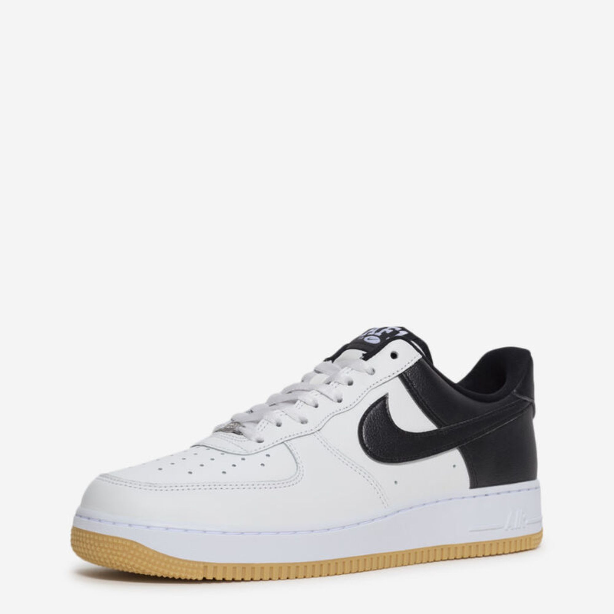 Nike Air Force 1 Low '07 LV8 White Black Metallic Silver