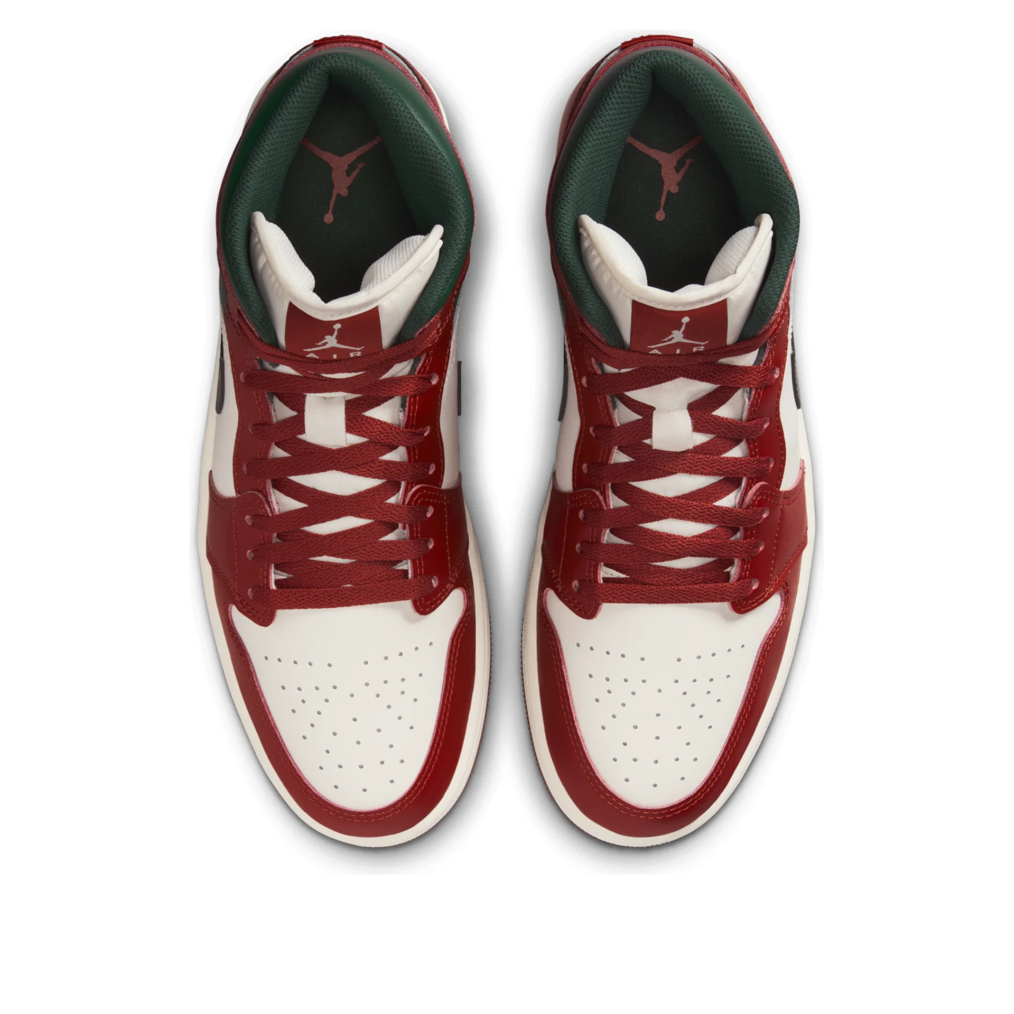 Jordan 1 Mid Redstone Midnight Green