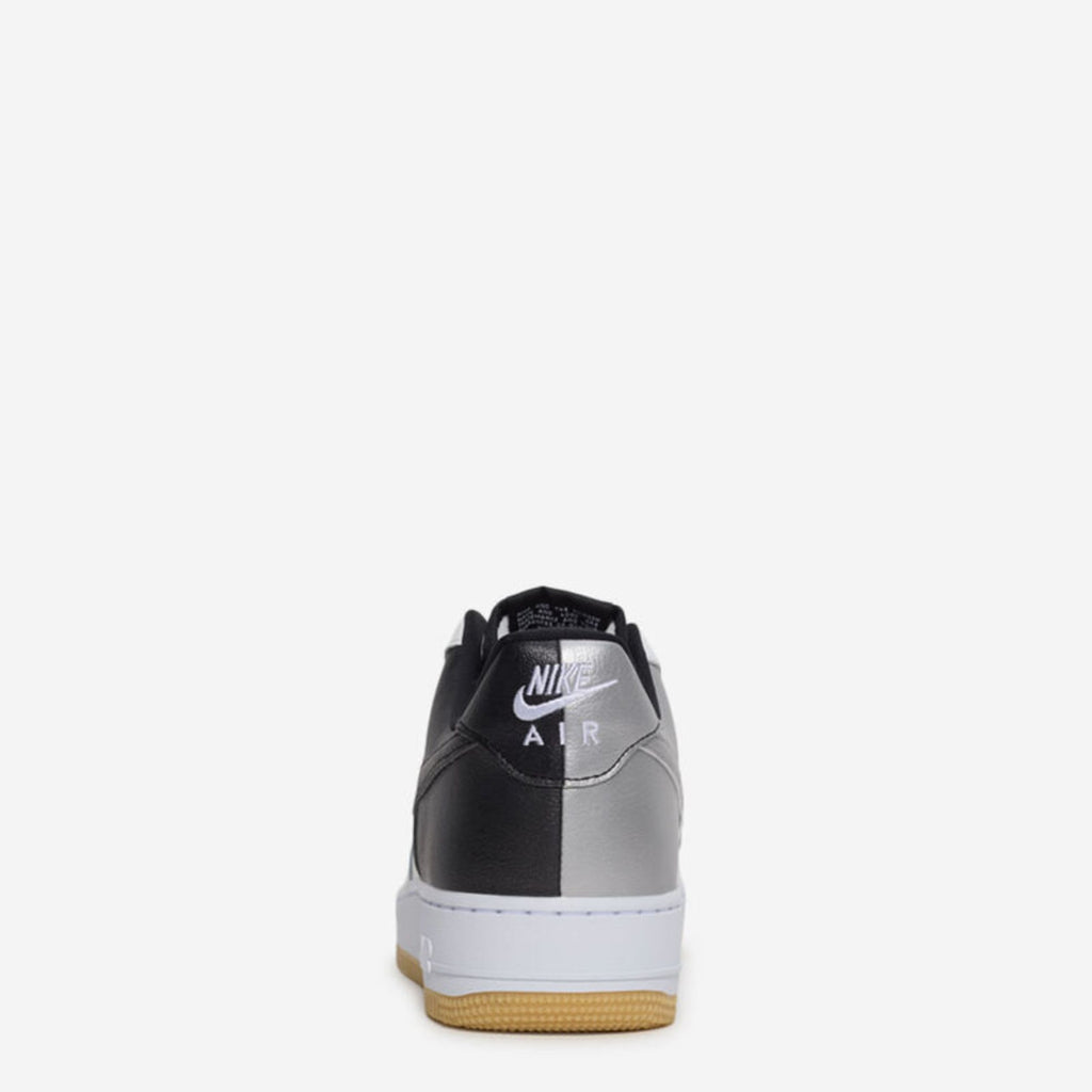 Nike Air Force 1 Low '07 LV8 White Black Metallic Silver