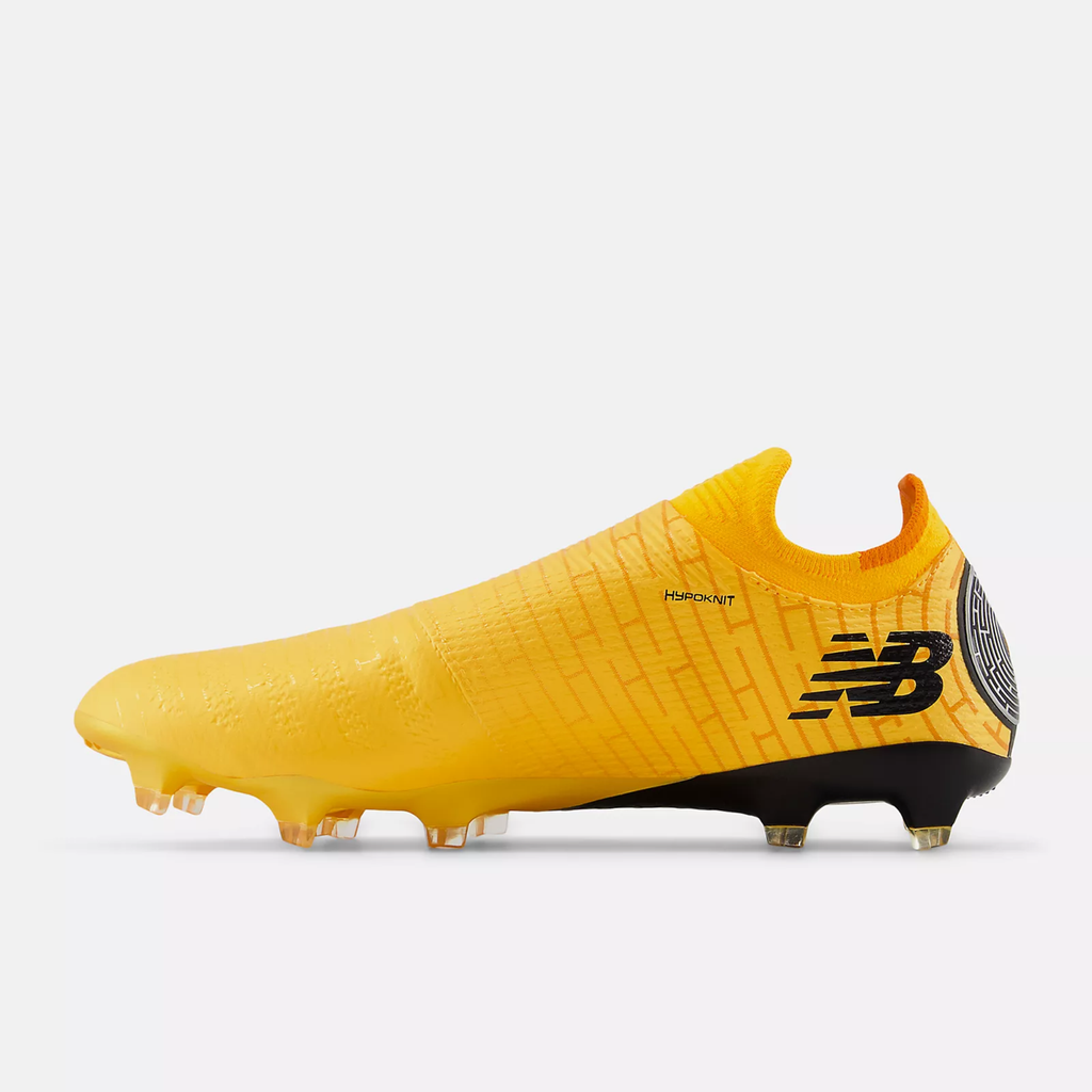 New Balance Furon Pro FG V7 Sun Glow Silver Metallic Black