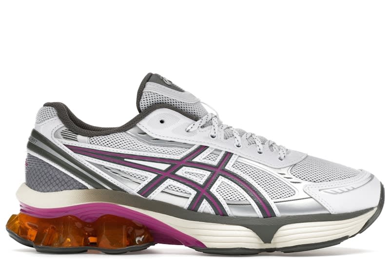 ASICS Gel-Kinetic Fluent White Truffle Grey