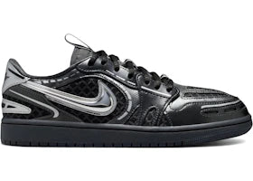 Jordan 1 Low Method of Make V3 Black Metallic Silver (Women's)