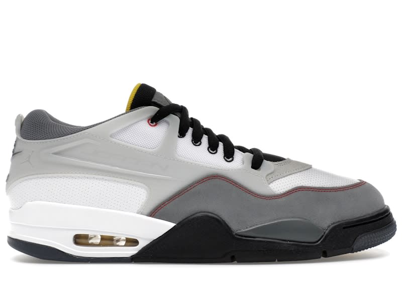 Jordan 4 RM Premium White Black Smoke Grey Fire Red