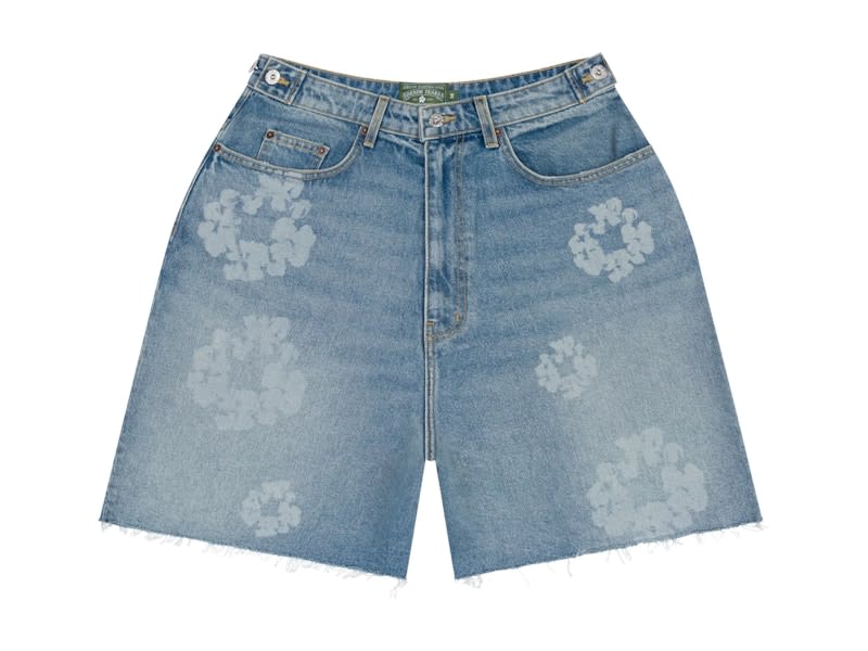Denim Tears Laser Wreath Denim Short Blue
