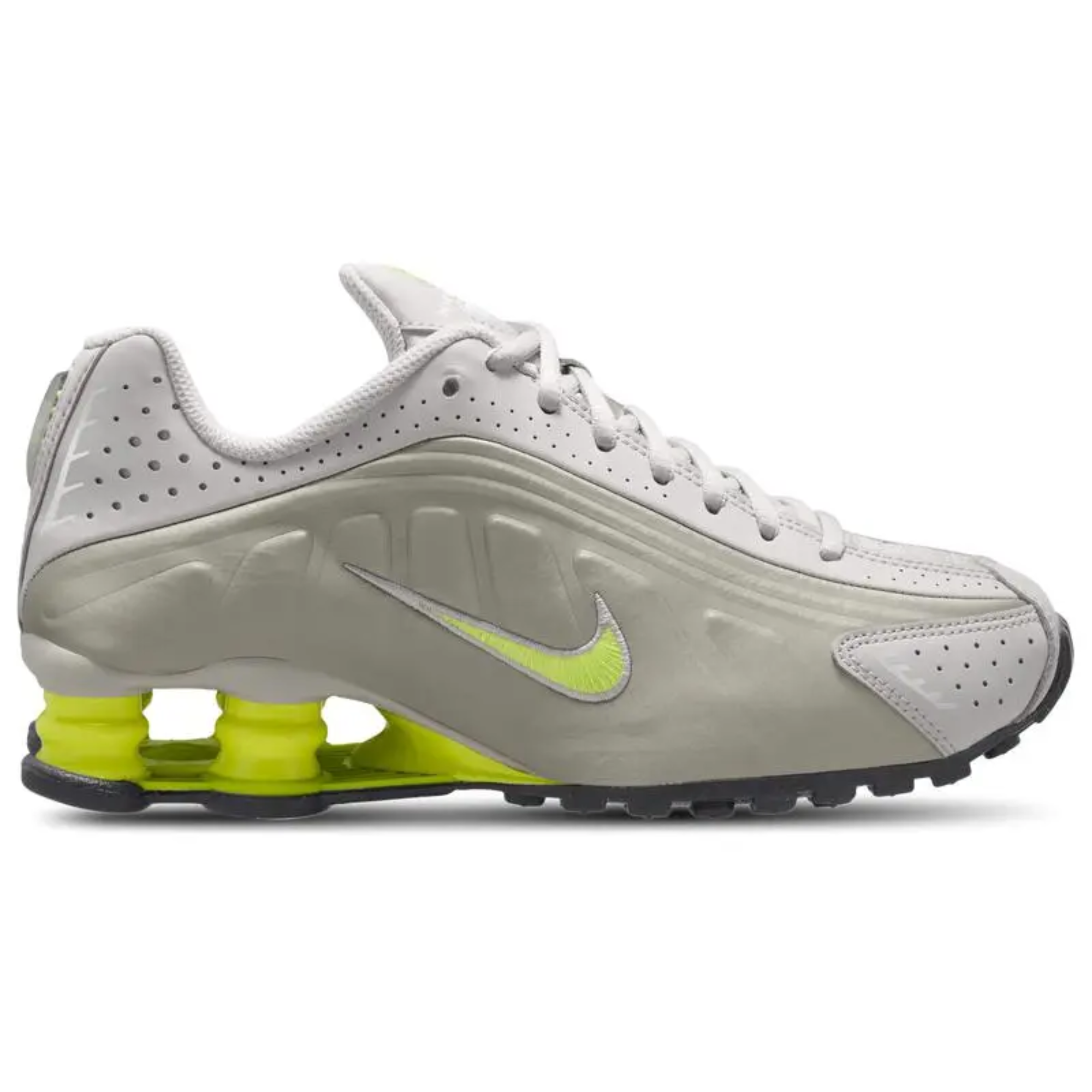 Nike Shox R4 Black Volt (Grade School)