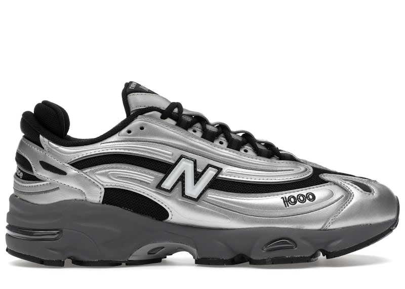 New Balance 1000 Black Silver Metallic