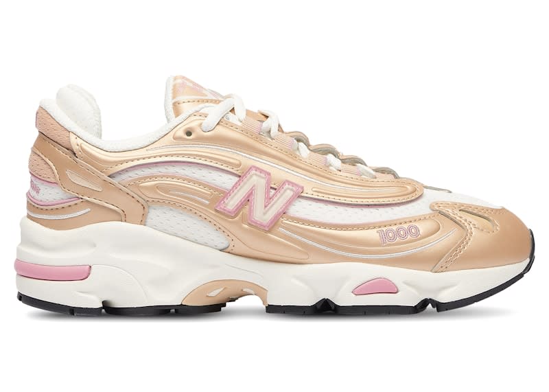 New Balance 1000 White Gold Pink