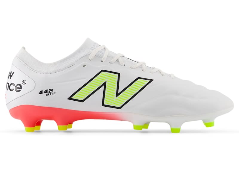 New Balance 442 Elite FG v2 White Energy Red Hi-Lite