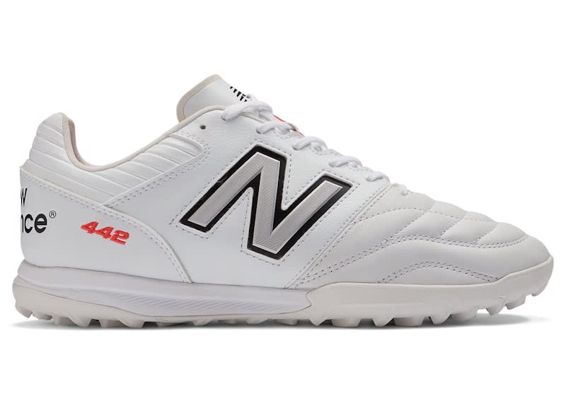 New Balance 442 Pro TF v2 White Black Team Red