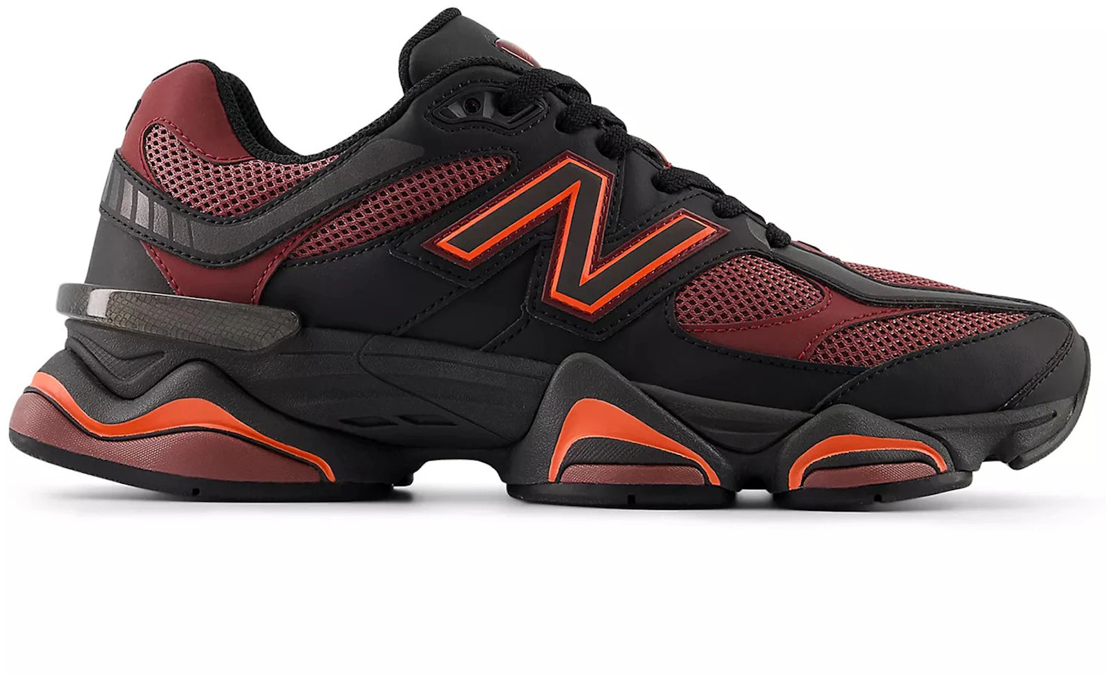 New Balance 9060 Black Washed Burgundy
