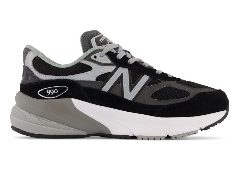 New Balance FuelCell 990v6 Black Silver (GS)