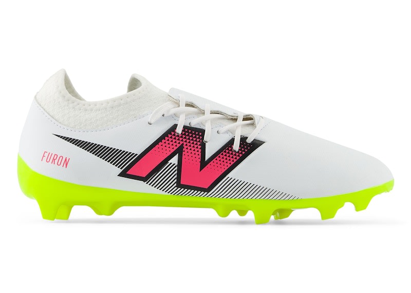 New Balance Furon Dispatch FG V7 White Hi-Lite Neon Pink