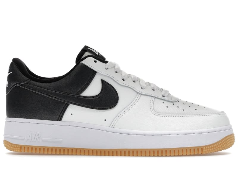 Nike Air Force 1 Low '07 LV8 White Black Metallic Silver