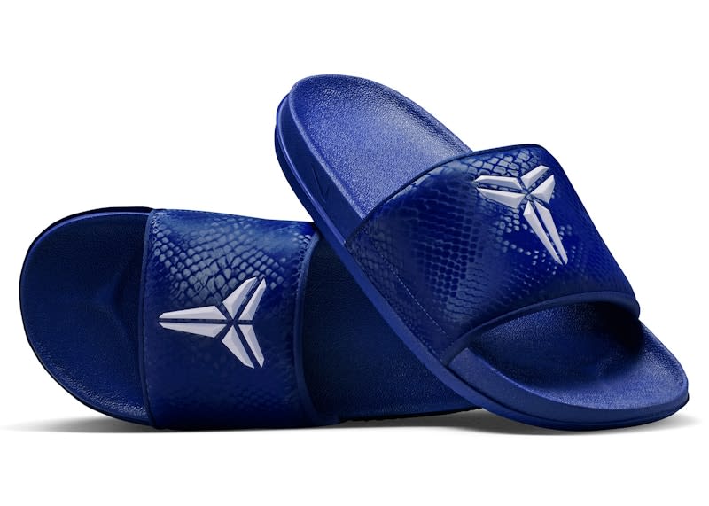 Nike Kobe Offcourt Slide Deep Royal Blue White
