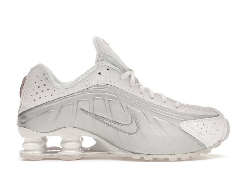 Nike Shox R4 White Metallic Silver (Women's)