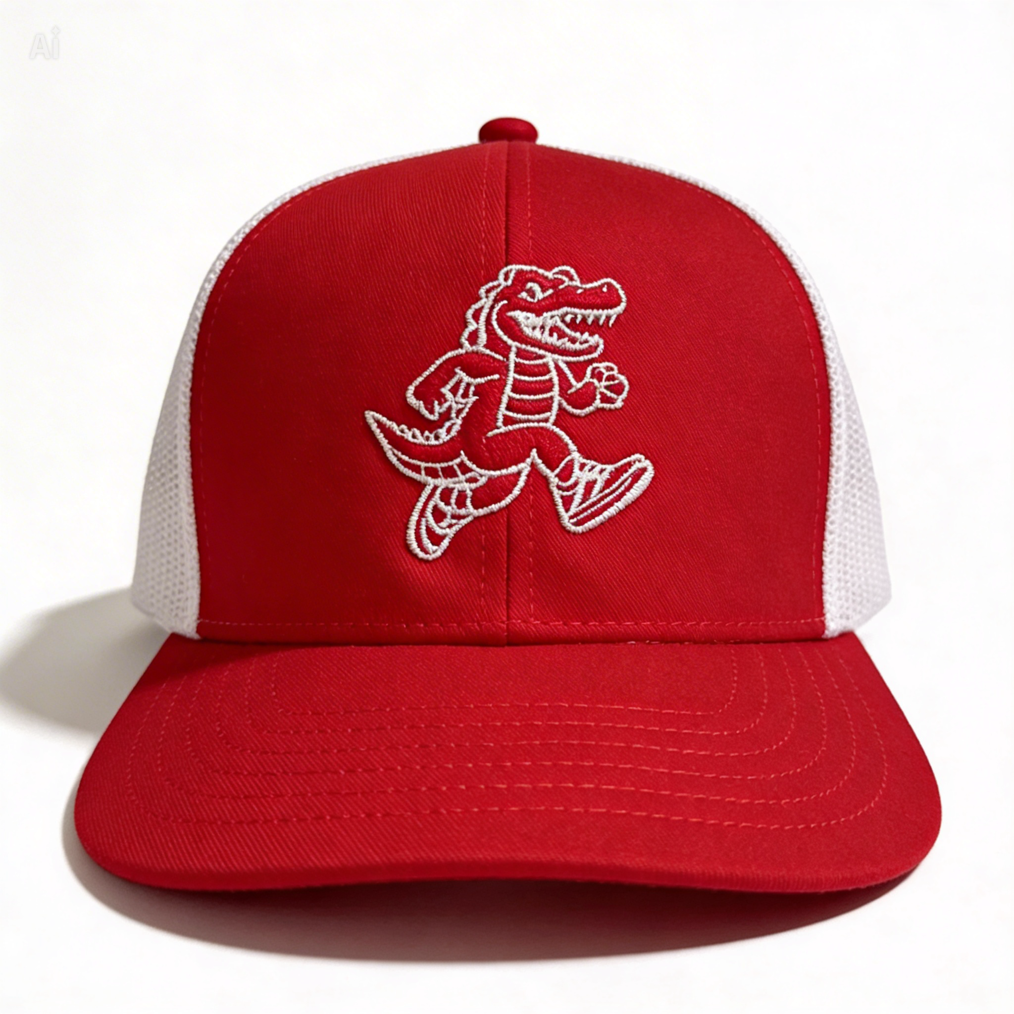 TIMELESS XI GATOR LOGO SNAPBACK HAT 'CANDY CANE'