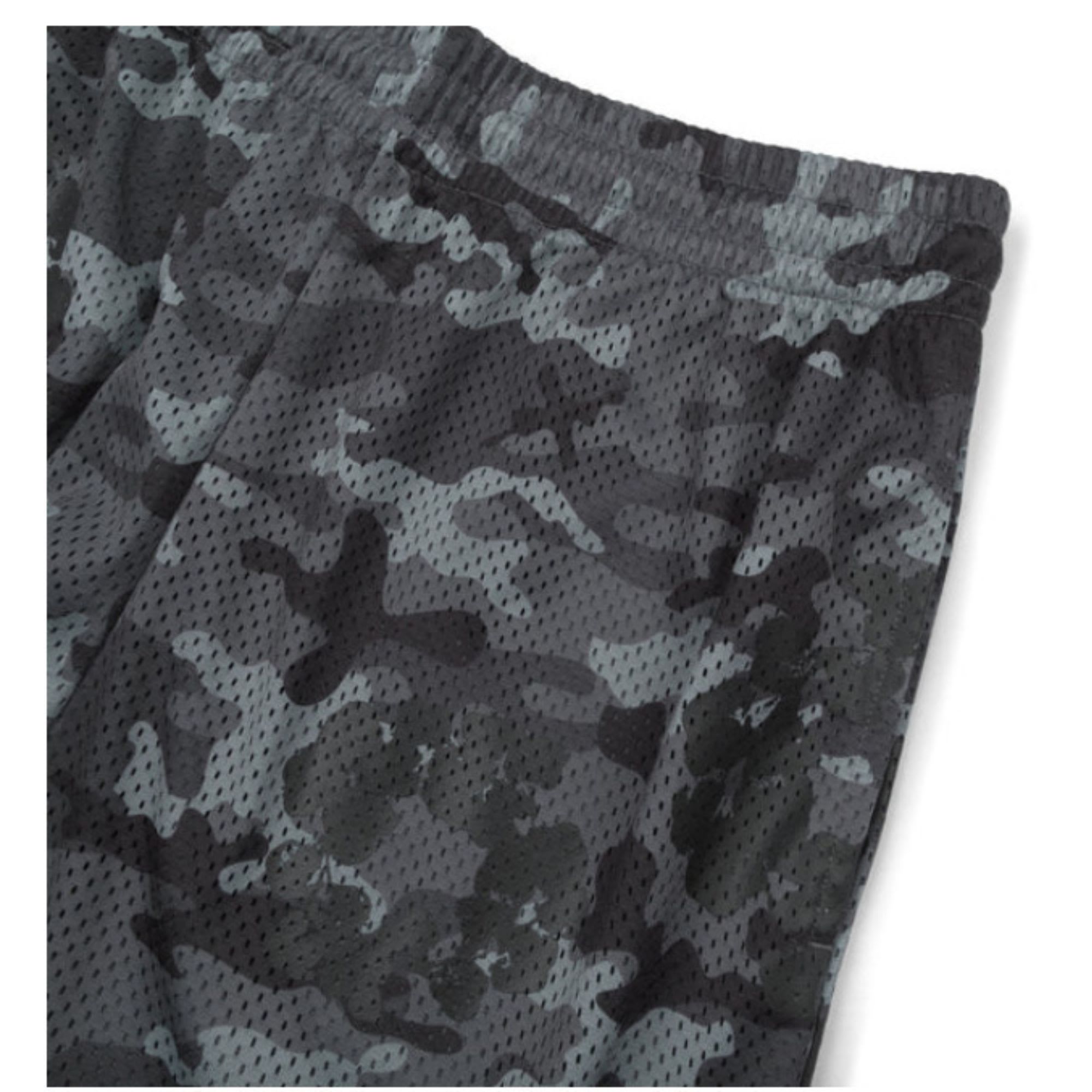 Denim Tears Camo Cotton Wreath Mesh Shorts Black