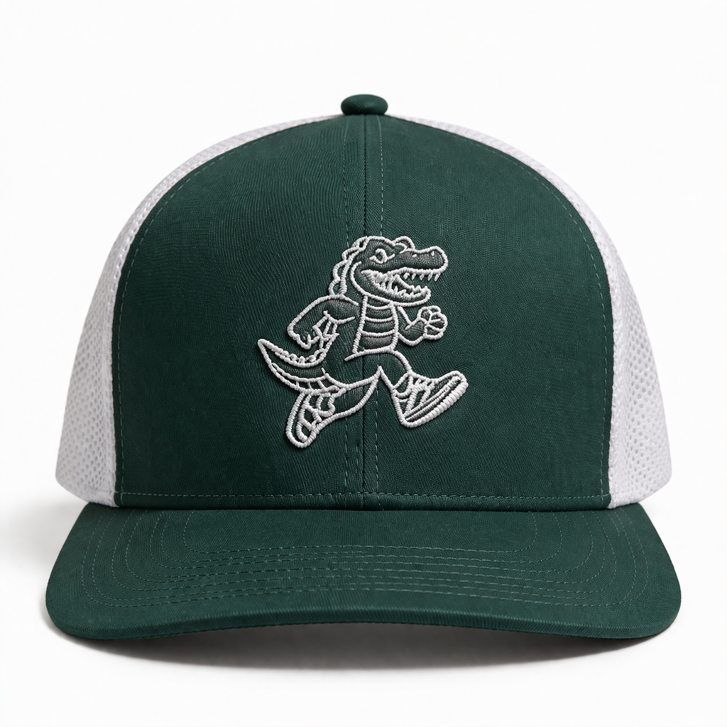 TIMELESS XI GATOR LOGO HAT 'PINE GREEN'